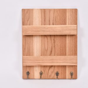 Hrastova lesena polica Poly